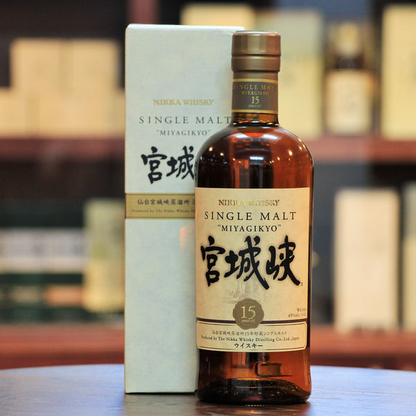 Miyagikyo 15 Years Single Malt Japanese Whisky - 1