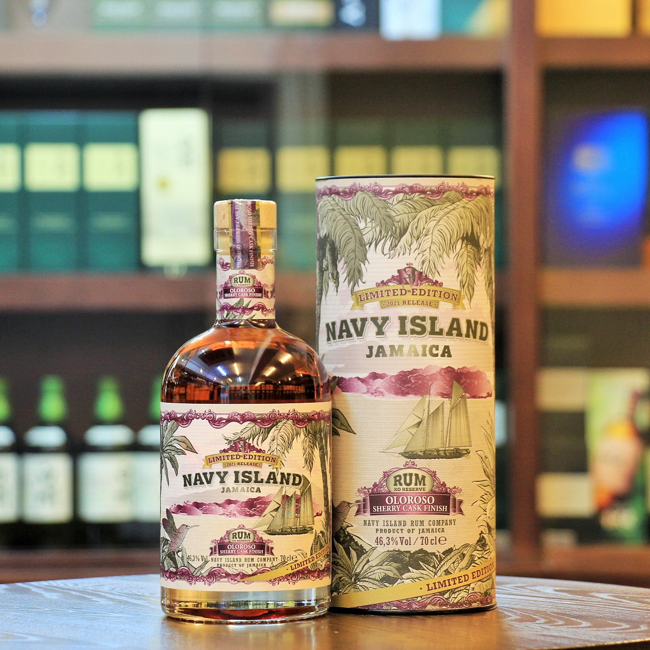 A 100% pure Jamaican Pot Still rum which has been finished for at least 12 months in Ex-Oloroso Sherry Casks. Navy Island is a small tropical island off the coast of Port Antonio, Jamaica. In the 18th century, the island was used by the British Royal Navy (hence the name). 