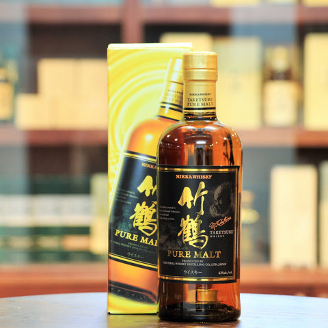 Nikka Taketsuru Pure Malt NAS Whisky, While most of the age statements in the Taketsuru range have now been discontinued, this non age statement remains one of Nikka’s signature whiskies, which showcases the art of blending with an exquisite balance of flavors