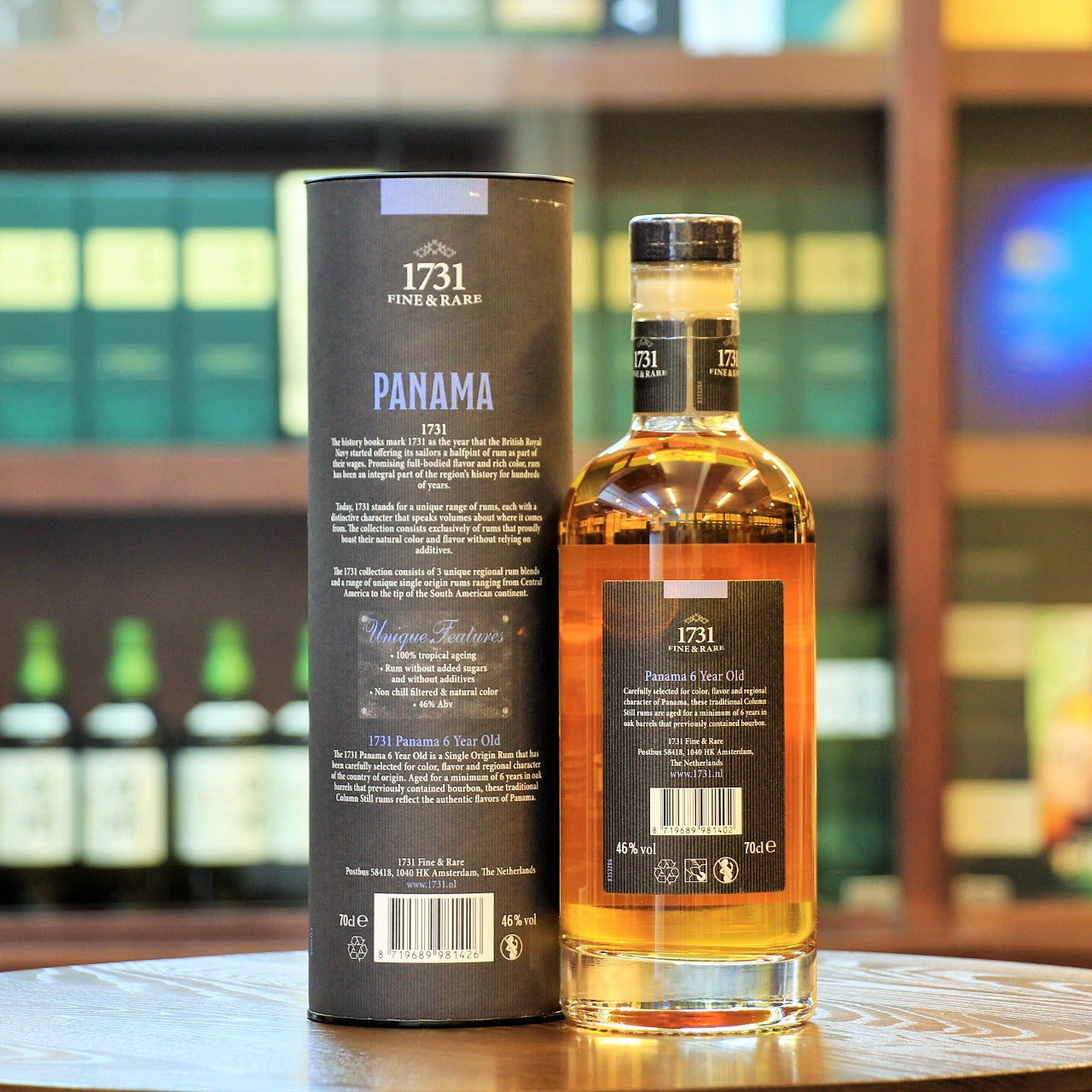 Distilled at Varela Hermanos Distillery in Panama and aged for a minimum of 6 years in ex-bourbon oak barrels, this blend of rum of Panama offers coffee beans, cacao, cherries and coconut on the nose with a long yet slightly spicy finish. Upfront subtle sweetness changes into earthy spices. Nose: Spices, coffee beans, cherries, cacao and coconut Palate: Coconut, sweet berries, cherries, chocolate Finish: Long, spicy and sweet finish..