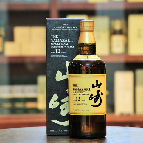 Yamazaki 12 Years 750 ML Single Malt Japanese Whisky, With a beautiful golden hue, the palate brings out fresh tropical fruits, spices such as cloves & cinnamon, a hint of coconut (perhaps coming from the Mizunara Oak matured components of this whisky) with a long finish. 