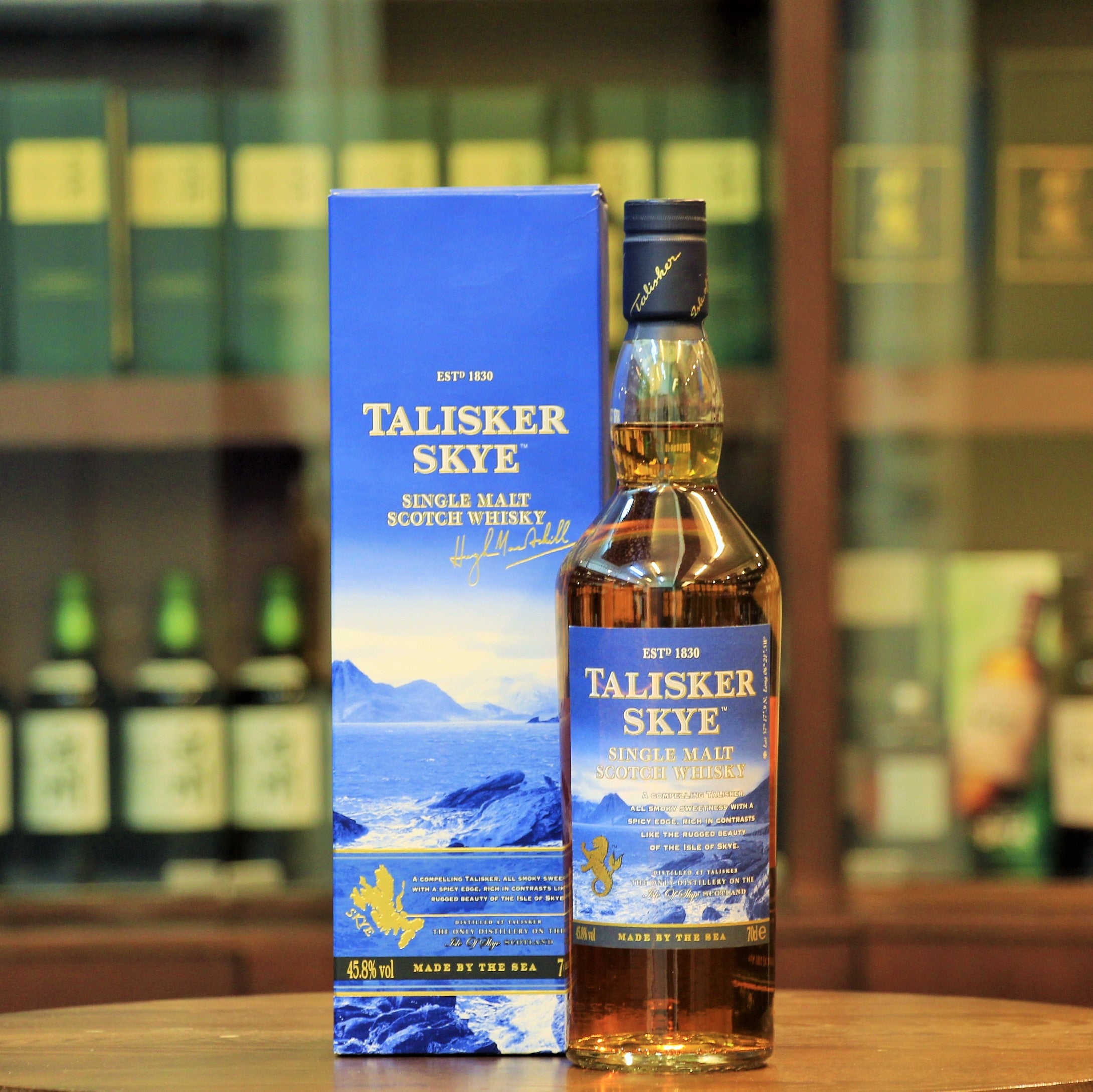 Introduced in early 2015, this release is named after the island on which the distillery us located. A more rounded Single Malt it is reportedly matured in a variety of casks with a larger proportion of toasted American Oak casks giving it a sweet flavour profile packed with fresh citrus and sweet smoke making it a very approachable Whisky, yet with the traditional character of the distillery. 