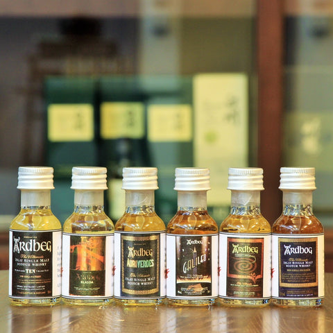 This Ardbeg Set offer a variety of cask maturations from various releases from this unique Islay distillery through the years. 